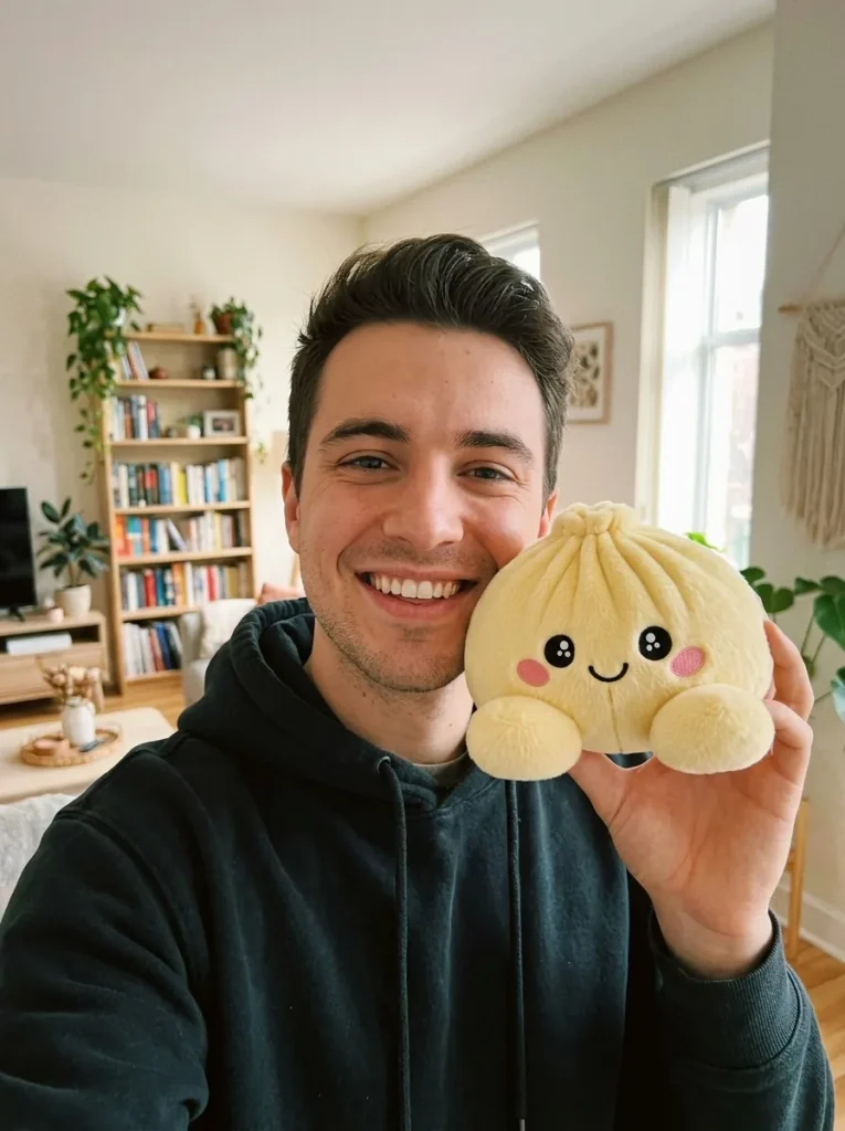 Dumpling Squishy Citrongul i vardagen